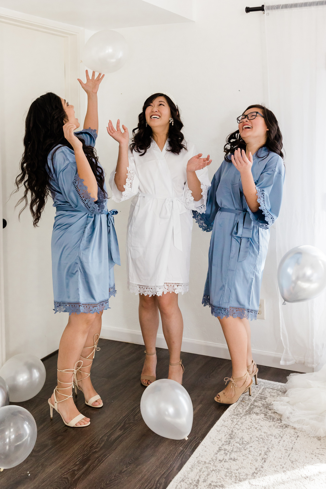 Bride with Her Bridesmaids